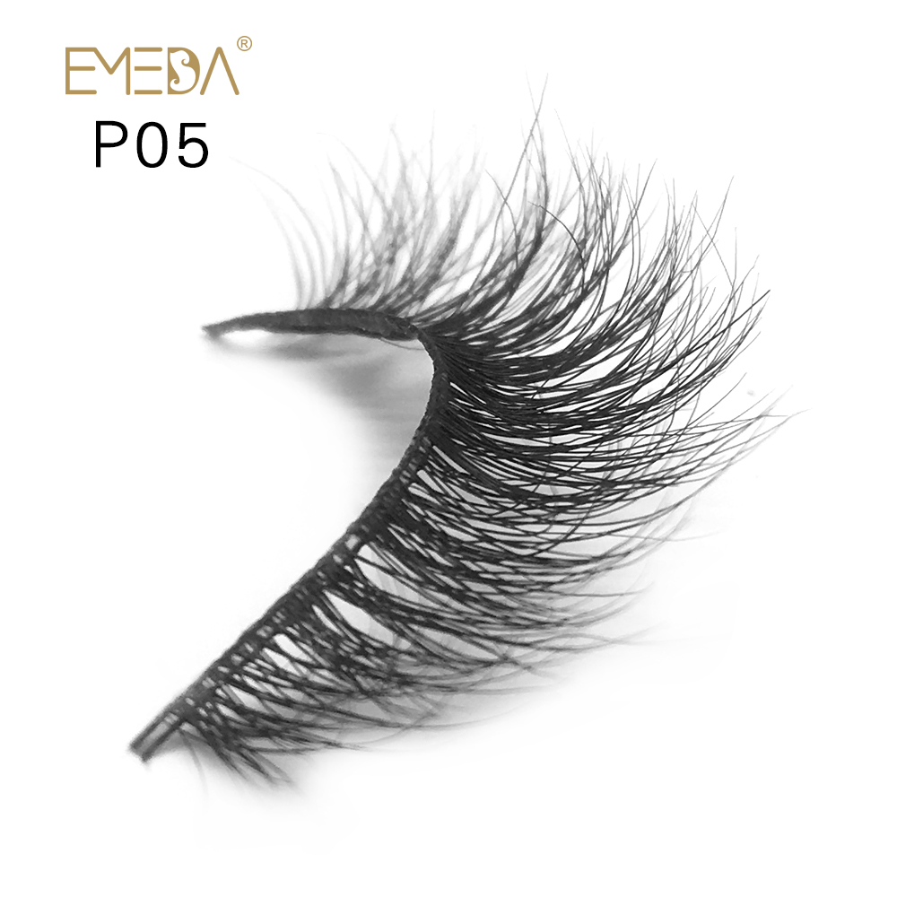 Custom own brand mink fur lashes YP64